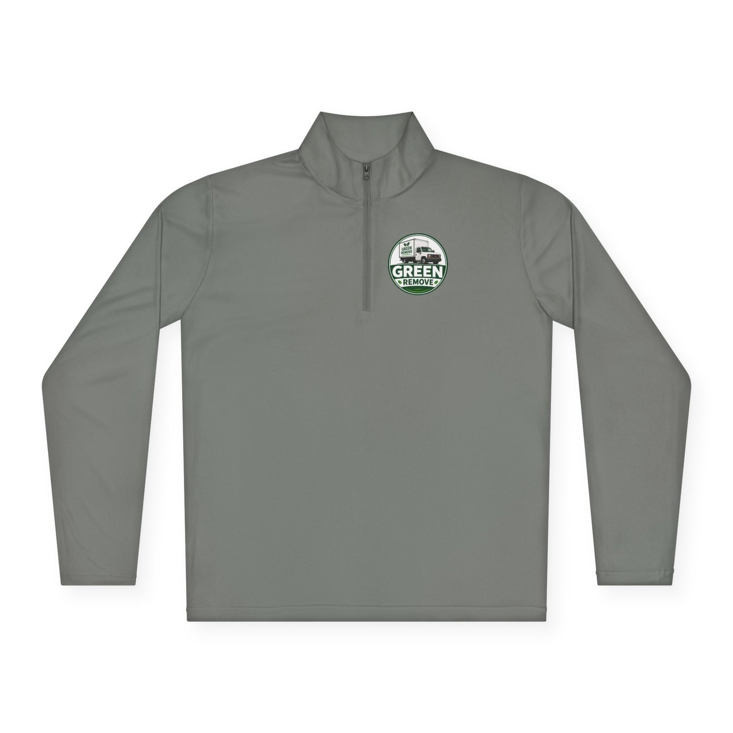 Green Remove Quarter-Zip Pullover